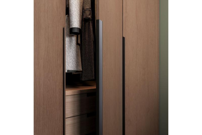 Nosilec pohištva GTV TREX CROSS, C=3x352 mm, L= 1200 mm, Al, črna mat 1208967000