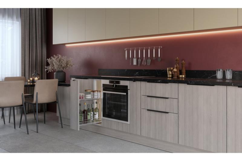 Ročaj za pohištvo GTV TREX CROSS, C=320 mm, L= 350 mm, Al, črna mat 1208967003