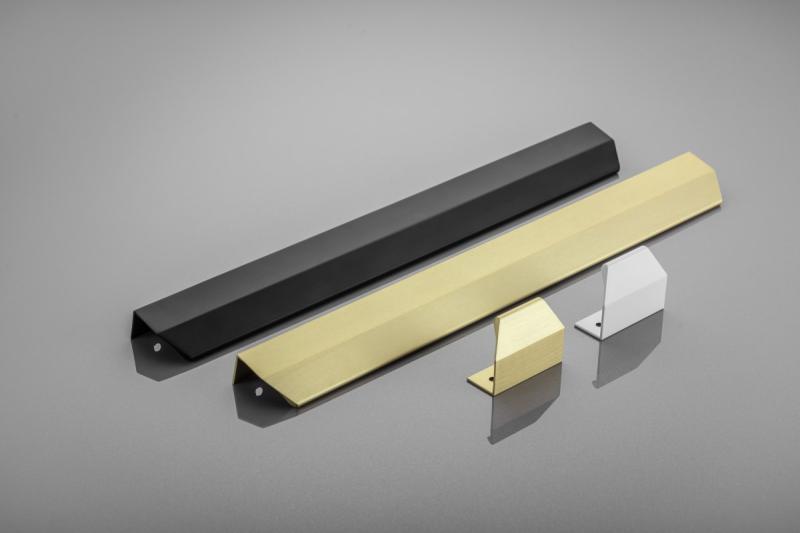 Ročaj za pohištvo GTV TREX CROSS, C=320 mm, L= 350 mm, Al, zlato ščetkano 1208967004