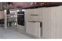 Ročaj za pohištvo GTV TREX CROSS, C=32 mm, L=50 mm, Al, mat črna 1208967006