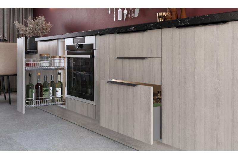 Ročaj za pohištvo GTV TREX CROSS, C=32 mm, L=50 mm, Al, mat črna 1208967006