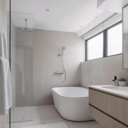 Waterevolution Flow tuš termostat s okroglim tuš kompletom iz nerjavečega jekla T140TNRIE