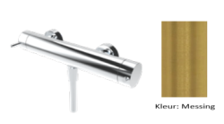 Waterevolution Flow termostat za prho z okroglim kompletom za prho, medenina, naravni, T140TNRLE