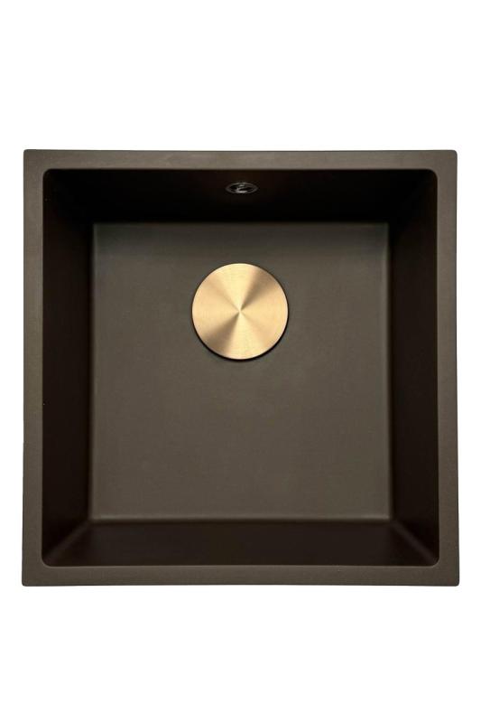 GraniteMy Universele granieten cafés-poelbak 40x40 cm opbouw, onderbouw en vlakbouw met bakrene čep 1208967217