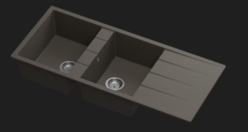 GraniteMy Universele spoelbakken Kwarts Graniet kleurstaal Cafe 1208967248