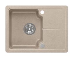 Quadri Kendal bež peščeni granitni pomivalnik 58x44cm z odcejalnim delom 1208967405