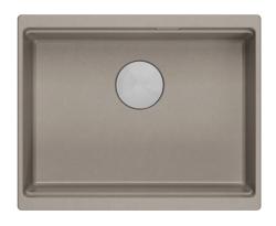 Quadri Newport II granitna vgradna taupe pomivalno korito 560x450mm z inox čepom in odtočnim pokrovčkom 1208967453