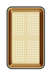 Quadri bakra ostanki pladenj 38x23 cm za Newport pomivalna korita 1208967505