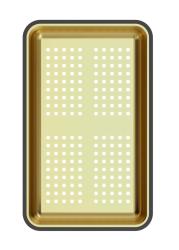 Quadri zlata ostankovka 38x23 cm za Newport pomivalna korita 1208967506