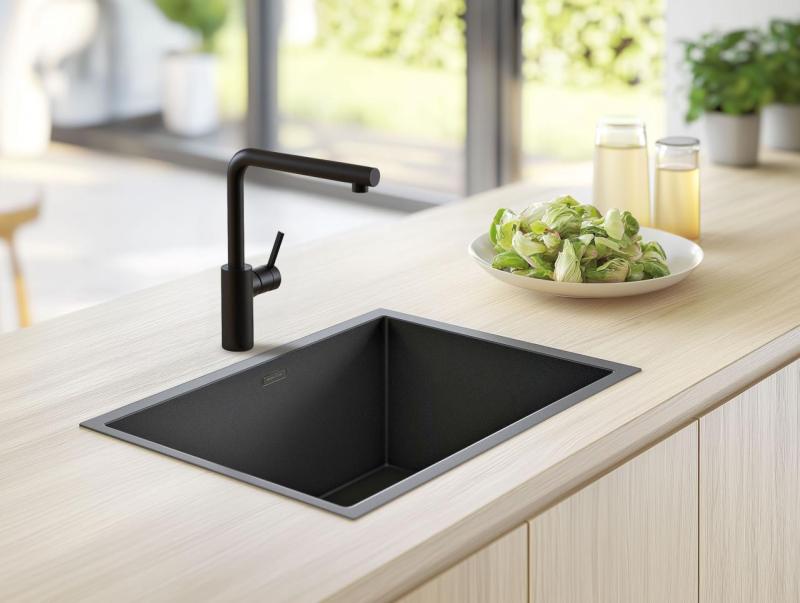 Pure.Sink Elite Steel Spark kuhinjska pipa Mat črna PS8040-10