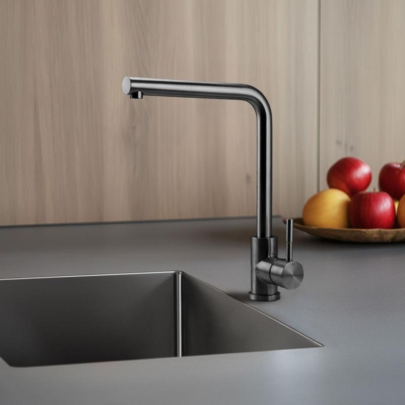 Pure.Sink Elite Steel Spark kuhinjska pipa PVD Gun metal PS8040-61