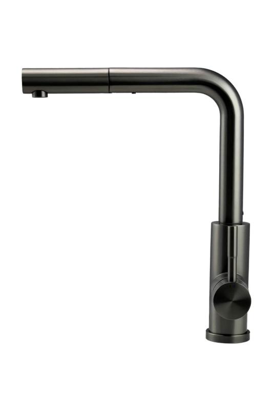 Pure.Sink Elite Steel Spark-S kuhinjska armatura PVD Gun metal z izvlečno cevjo PS8041-61