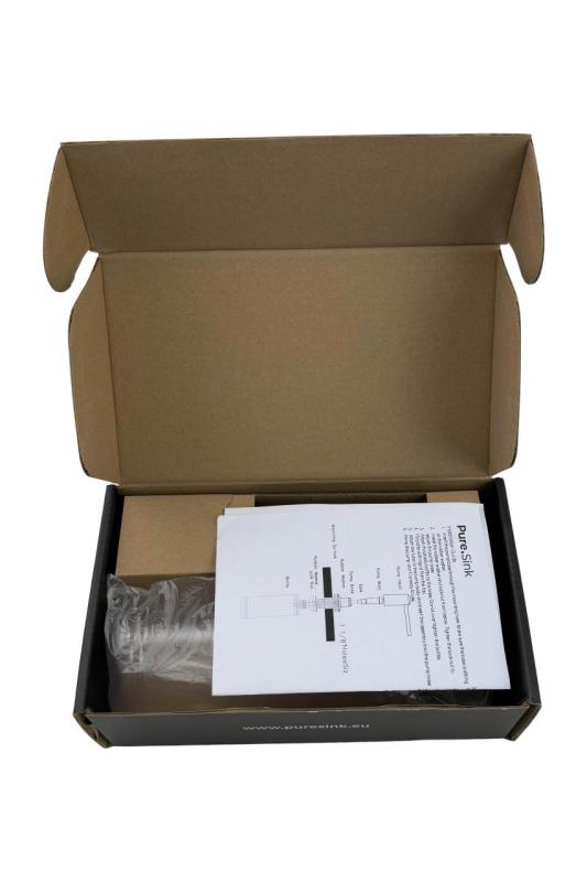 Pure.Sink Elite Steel Shine vgrajen dozirnik mila iz nerjav PS9010-02