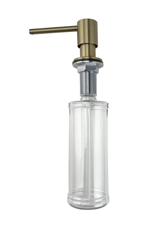 Pure.Sink Elite Steel Shine vgrajeni dozer za milo PVD brušeno zlato, od zgoraj ponovno polnljiv PS9010-60.