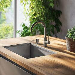 Quadri Manchester Vgrajen Dozator za Milo Antracit- Zgornje Polnjenje 1208967656