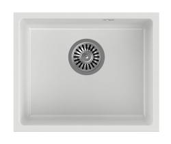 Quadri Elston Bela Granitna Vgradna Pomivalna Korita 420x335mm z RVS Čepom 1208967776