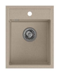 Quadri London Granitni Beige Peščeni Pomivalnik 39x50 cm z Odtokom za Namestitev - 1208967845