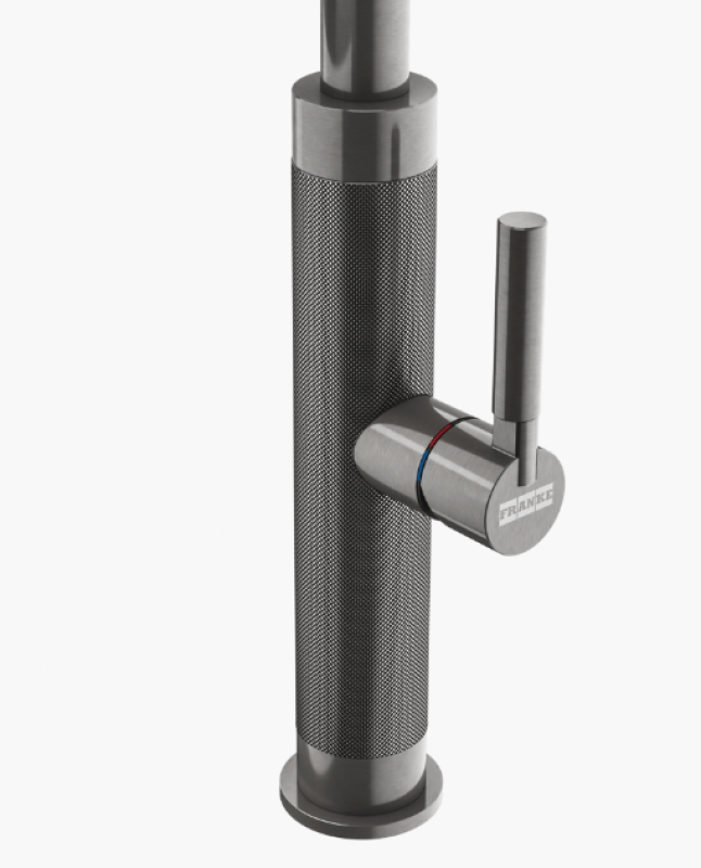 Franke Mythos Masterpiece Kuhinjska Pipa Antracit z J-izlivom in Izvlečno Pršilno Glavo - 115.0711.555