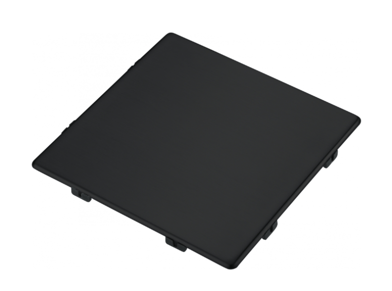 Franke Odtok Pokrov Pravokotna Košarica Pokrov Mat Črna 112.0670.893