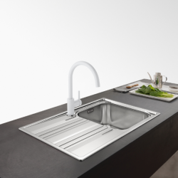 Franke Lina XL Keukenkraan Polar White Wit met Draaibare Uitloop 115.0626.024