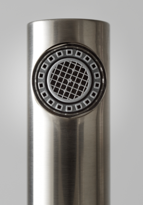 Franke Active Twist Enoročna Mešalna Pipa iz Nerjavečega Jekla z Izvlečno Izlivko in Vgrajenim Upravljanjem Odpada 115.0653.505