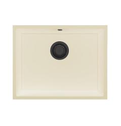 GraniteMy Universal granitna bež peska pomivalna korita 55x40 cm nadgradnja podgradnja in vgradnja z gun metal vtičem 1208968016