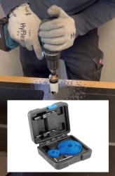 Hoegert set zaagbladen van koolstofstaal, 14-delig.