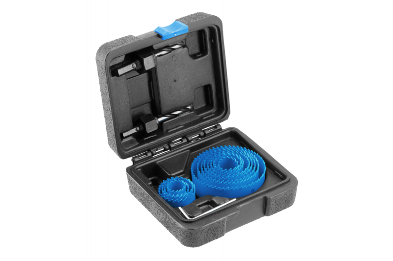 Hoegert set zaagbladen van koolstofstaal, 14-delig.