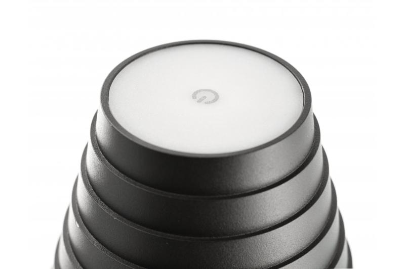 'FIZZI Led mizna svetilka, 2,5W, 200lm, DC 5V, 1A,4000 K, baterija 4000 mAh, zatemnljiva, črna