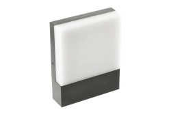 SARO LED svetilka 9W, 900lm, IP54, AC220-240V, 50/60Hz,4000K, črna