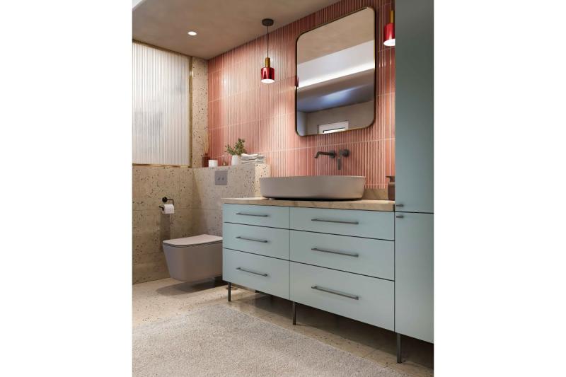 GTV RONDA SIMPLE pohištvena noga, izpostavljena, H=180 mm, fi25 mm, jeklo, črna mat