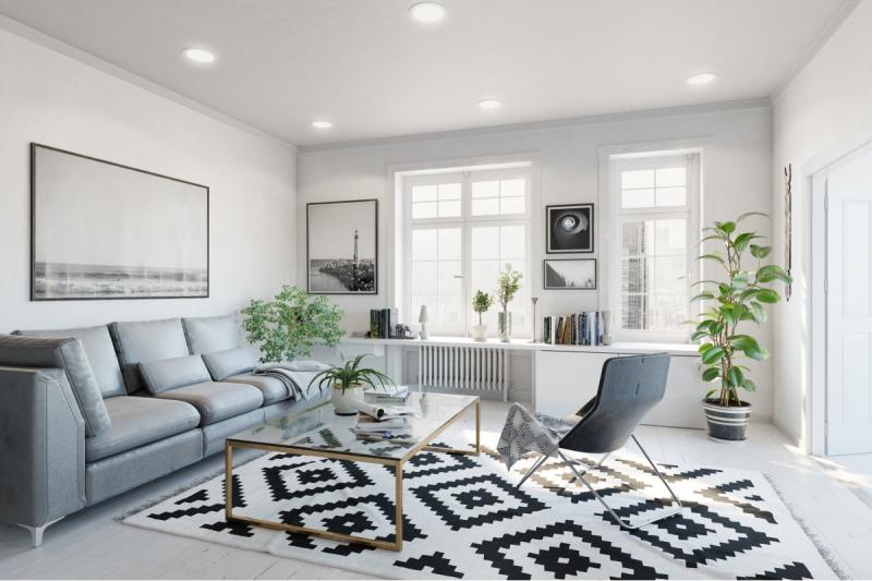 STGY jeklena noga, 135x135, h=130mm, krom
