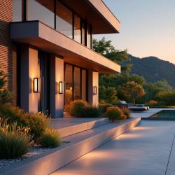 VASTI svetilka za fasado, E27, MAX. 12W, IP54, AC220-240V, 50/60Hz, črna