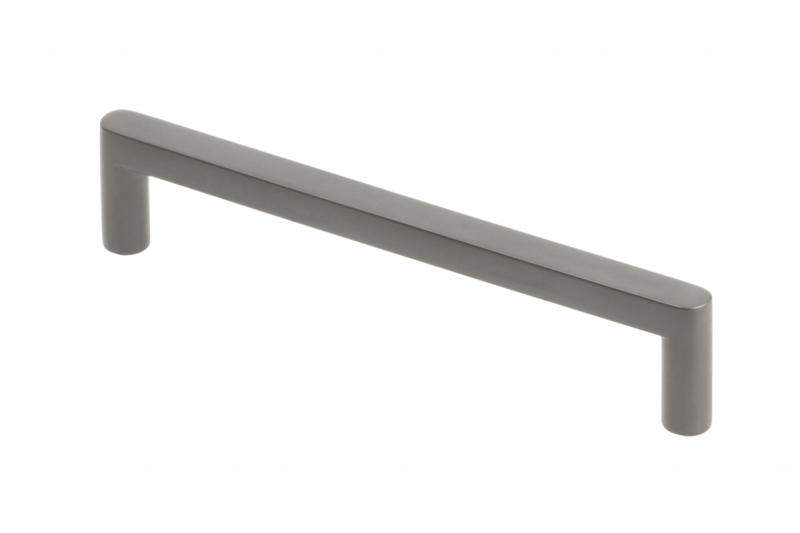 Ročaj pohištva GTV NYXA, C=128 mm, L=138 mm, ZnAl, svetlo grafitno