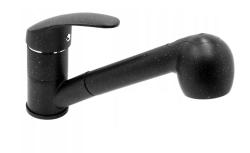 Graniteland Rhea Kuhinjska pipa Videz trdega kamna iz modrega kamna z Izvlečno Izlivno Cevjo in Ročno prho z Dvojno Funkcijo 1208969536