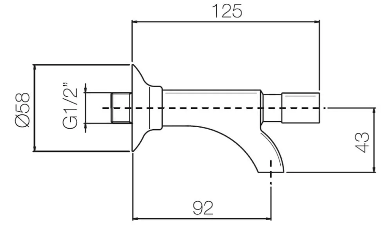 Tuinski Kran PB z Frontalnim Gumbom 1208969796
