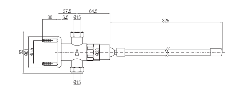 PB Samozapiralna Časovno Nastavljiva Pipa z Kolenskim Upravljanjem 8-12” 1208969810