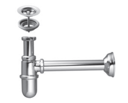 PB Unix klasični sifon za umivalnik kovina medenina z odtočnim setom 1208969830