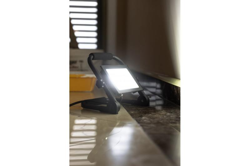 NELI Prenosni Reflektor, LED, 50W, 4500lm, 6400K, AC220-240V, IP65, 1,5m kabel