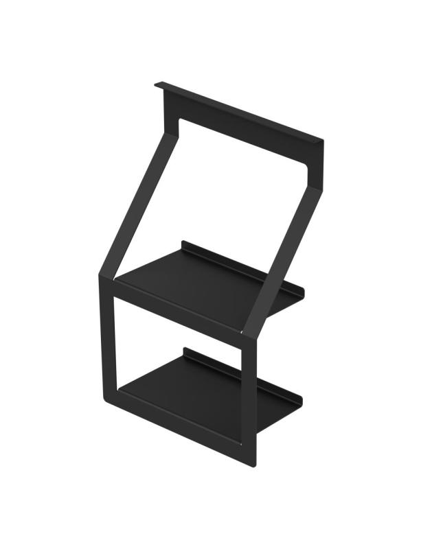 Epka Luxion Set Kuhinjske Tirnice 100 cm z Dodatki Kovinska z Nevidno Pritrditvijo Črna 1208969983