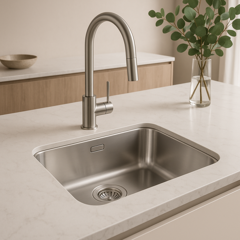 Banka IB5040 Nerjavno Jeklo Pomivalno Korito 50 x 40 cm Podvgradnja 1208970037