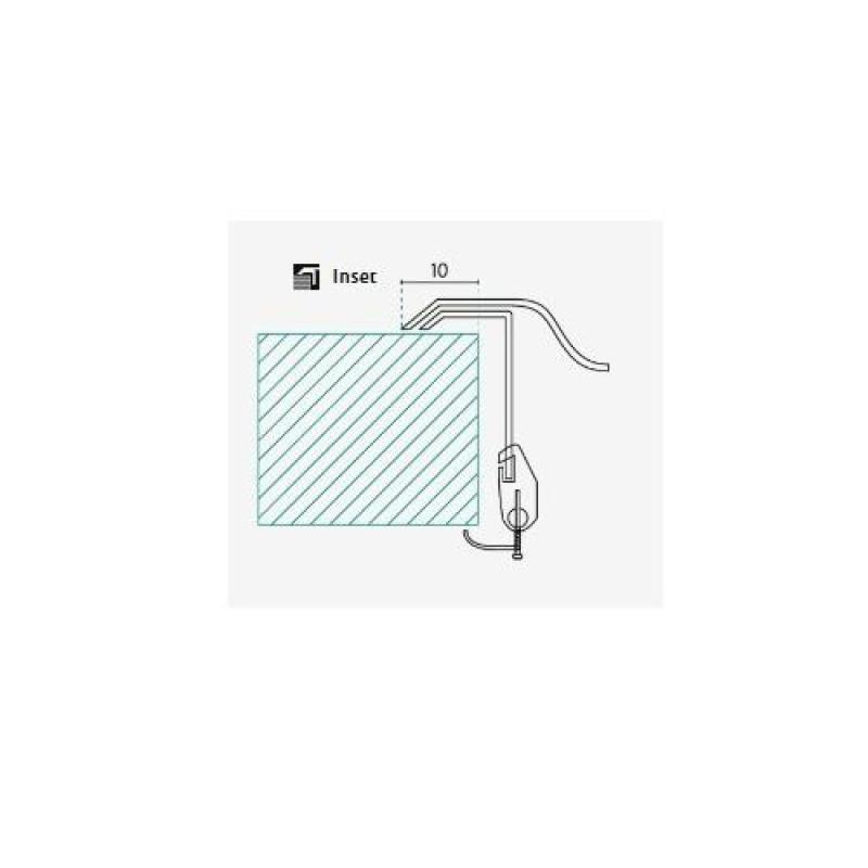 Banka Detroit RVS Pomivalno korito 635 x 559 mm Nadgradnja z odprtino za pipo 1208970077