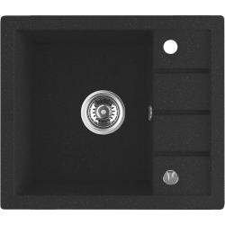Aquadesign Somerset Granitni Nadgradni Pomivalno Korito Antracit z majhnim Odcejalnim Delom 570 x 495 mm 1208970084
