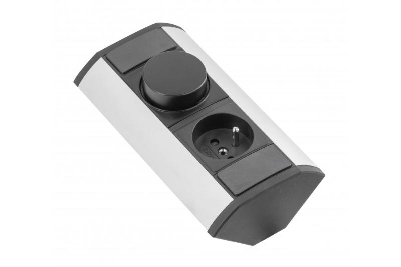 MINI kotni podaljšek z CCT-krmilnikom in vtičnico z ozemljenjem 230V 16A