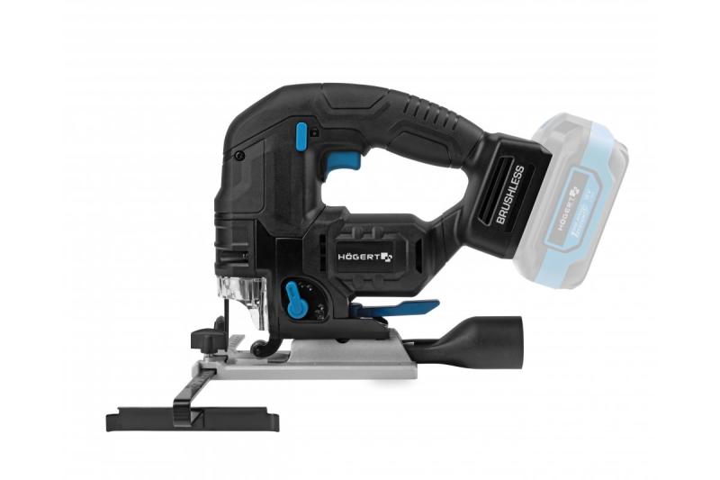 HÖGERT akumulatorska vbodna žaga, 18V, antivibracijski ročaj - brez akumulatorja