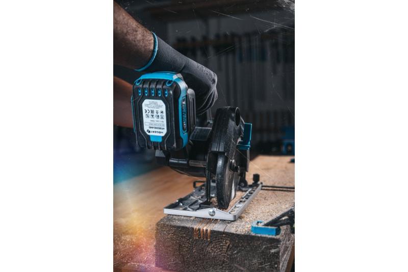 HÖGERT akumulatorska krožna žaga, 18V, brez akumulatorja, priključek za sesalnik