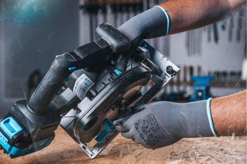 HÖGERT akumulatorska krožna žaga, 18V, brez akumulatorja, priključek za sesalnik