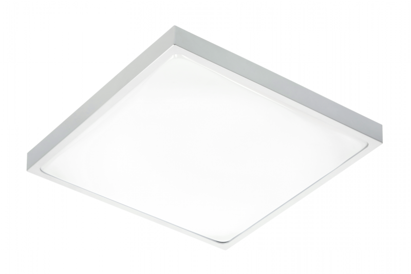 ALTAR LED stropna svetilka, 295x295mm, 4000K, 24W, 1680lm, AC180-250V, 50/60 Hz, PF>0.5, IP54, siva, 3 leta garancije