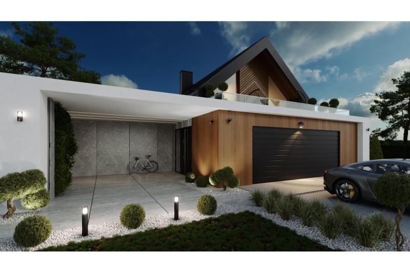 Sončna poplava z detektorjem gibanja in senzorjem somraka GUARDOS, LED, 300lm, 6400K, 1200mAh, IP65, lažna kamera