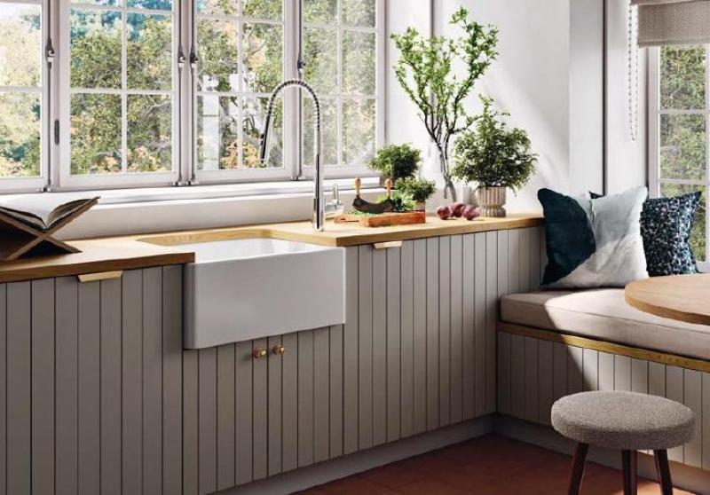 Ausmann Ceramic Haven Keramično Beli Pomivalno Korito - Nadpultno, Podpultno in Vgradno 595 x 455 mm 1208970513